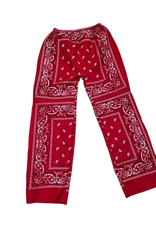 Red Bandana Pants