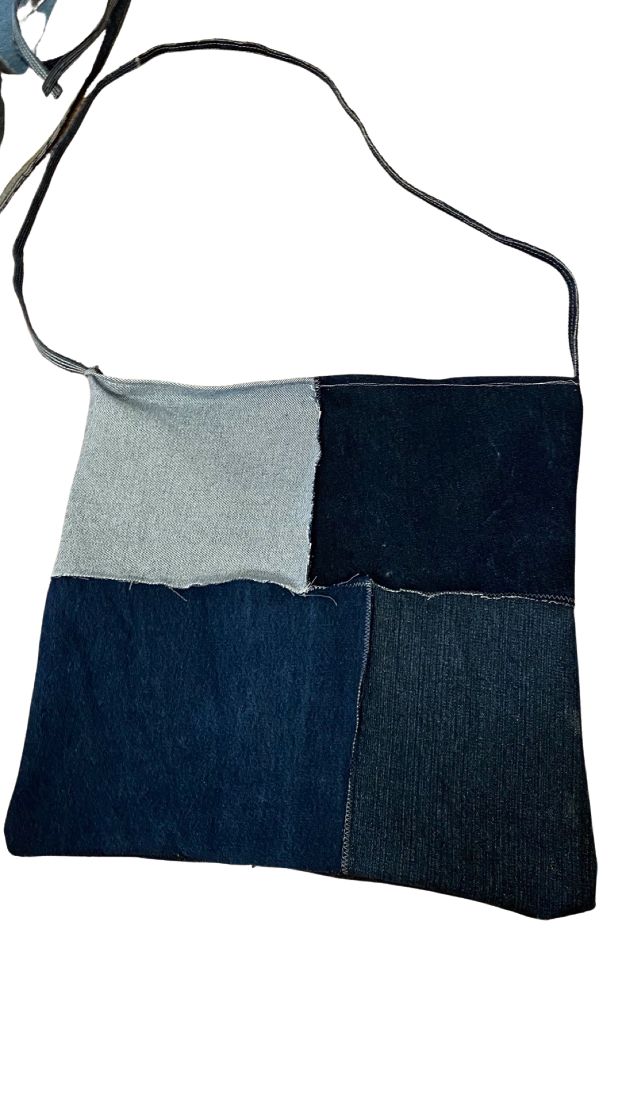 Denim Patched Tote